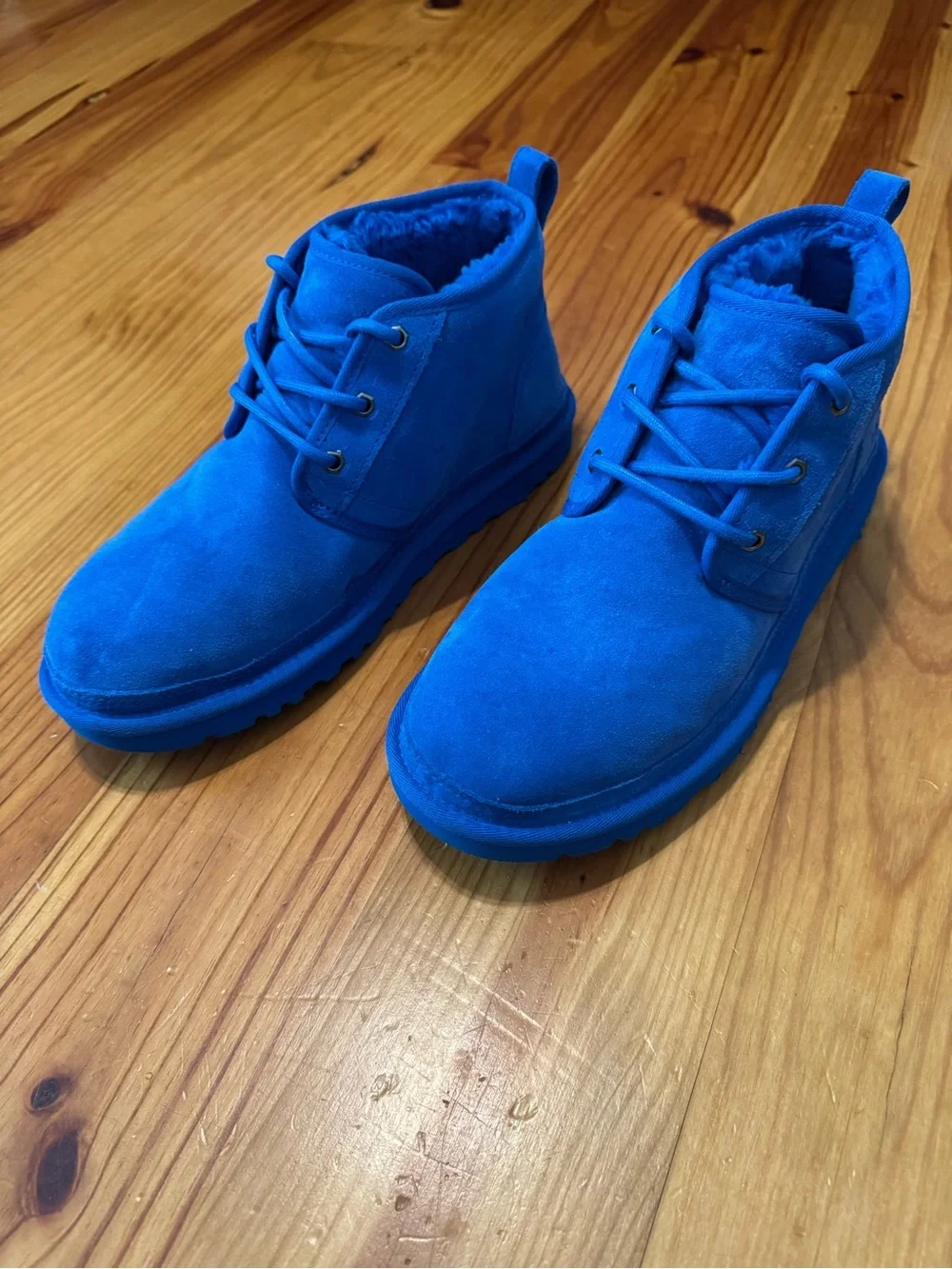 UGG Neumel Men's Chukka Ankle Boot US 11 - Dive Blue Suede